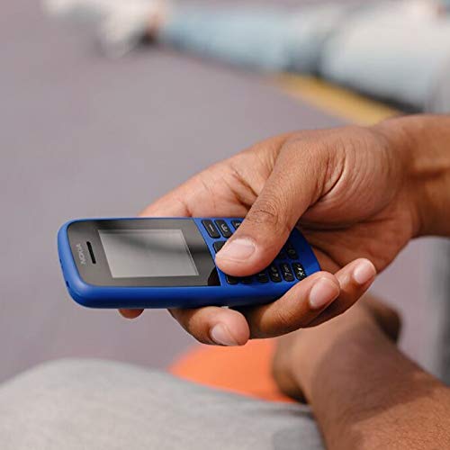 Nokia 105 (2019 edition) 1.77-Inch UK SIM Free Feature Phone (Single SIM)  Blue