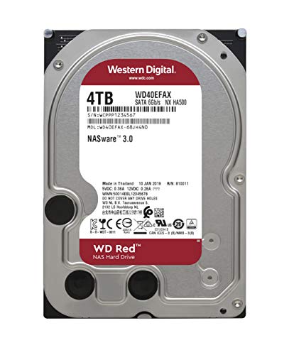 4TB WD Red SATA 3.5in NAS Int HDD