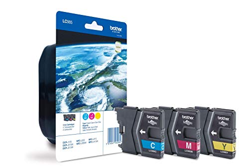 Brother LC985 Rainbow Pack - Yellow, cyan, magenta - original - blister with accoustic / electromagnetic alarm - ink cartridge - for Brother DCP-J125, DCP-J140, DCP-J315, DCP-J515, MFC-J220, MFC-J265, MFC-J410, MFC-J415