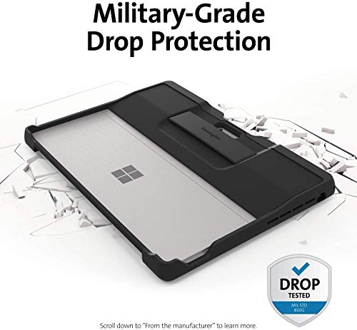 Kensington BlackBelt Rugged Case for Surface Go - Protective case for tablet - rugged - silicone, polycarbonate, thermoplastic polyurethane (TPU) - black - for Microsoft Surface Go, Go 2