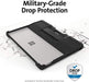 Kensington BlackBelt Rugged Case for Surface Go - Protective case for tablet - rugged - silicone, polycarbonate, thermoplastic polyurethane (TPU) - black - for Microsoft Surface Go, Go 2