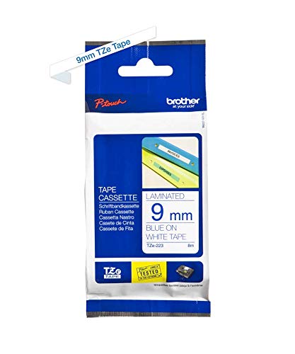 Brother TZe-223 - Blue on white - Roll (0.9 cm x 8 m) 1 roll(s) laminated tape - for Brother PT-D210, D600, H110, P750, P950, P-Touch Cube PT-P300, P-Touch Cube Pro PT-P910