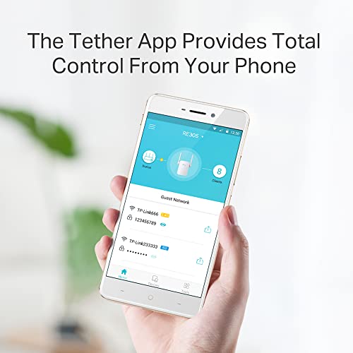 TP-Link AC1200 Wi-Fi Range Extender RE305 - Wi-Fi range extender - Wi-Fi 5 - 2.4 GHz, 5 GHz