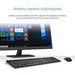 Kensington Pro Fit Low-Profile Desktop Set - Keyboard and mouse set - wireless - 2.4 GHz - UK