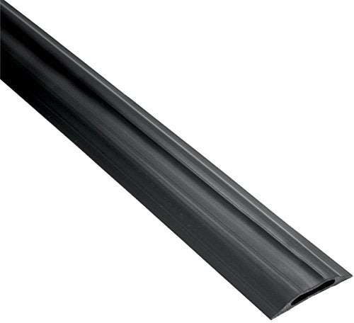 Kensington Cable Curb Double Channel - Cable floor guard - black