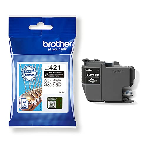 Brother LC421BK - Black - original - ink cartridge - for Brother DCP-J1140DW, MFC-J1010DW