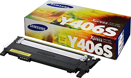 Samsung CLT-Y406S - Yellow - original - toner cartridge (SU462A) - for Samsung CLX-3300, 3302, 3303, 3304, 3305, 3306, 3307, SCX-3300, 3301, 3305, 3306