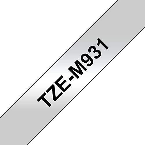 Brother TZe-M931 - Black on matte silver - Roll (1.2 cm x 8 m) 1 roll(s) laminated tape - for Brother PT-D210, D600, H110, H200, P-Touch PT-1005, E110, H107, P-Touch Cube Plus PT-P710