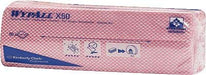 Best Value Wypall 7444 Cleaning Cloths, X50, Red (Pack of 50)