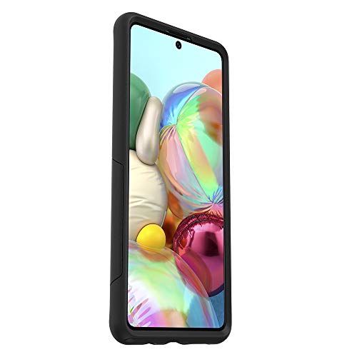 OtterBox Commuter Series Lite - Back cover for mobile phone - polycarbonate, synthetic rubber - black - for Samsung Galaxy A71