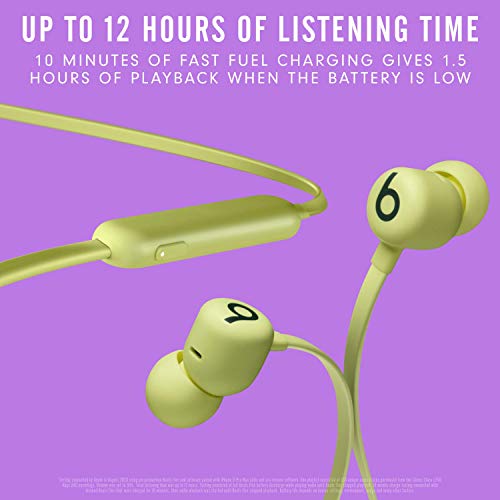 Beats Flex All-Day - Earphones with mic - in-ear - Bluetooth - wireless - yuzu yellow - for iPad/iPhone/iPod/TV/Watch