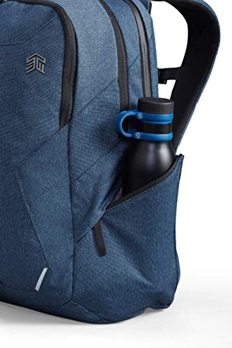 STM Myth 15 Inch Notebook Backpack Case Slate Blue Slingtech Cable Ready Luggage Pass Through with Comfort Carry Scratch Resistant Water Resistant