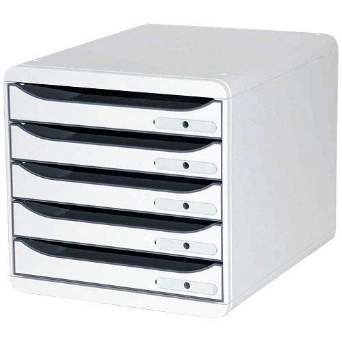Best Value Exacompta Big-Box Plus Office, 5 Drawers - Light Grey