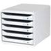 Best Value Exacompta Big-Box Plus Office, 5 Drawers - Light Grey