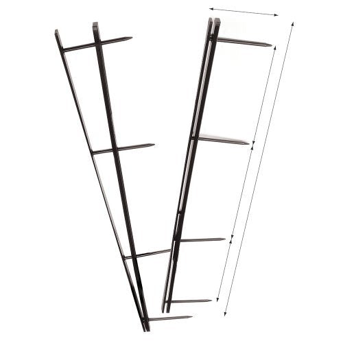 Best Value GBC VeloBind Binding Strips, 45 mm, 200 Pages, A4, Black, Pack of 25, 9741635