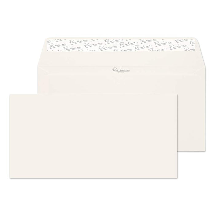 Best Value Blake Premium Business DL 110 x 220 mm 120 gsm Peel & Seal Wallet Envelopes (39255) High White Laid - Pack of 50
