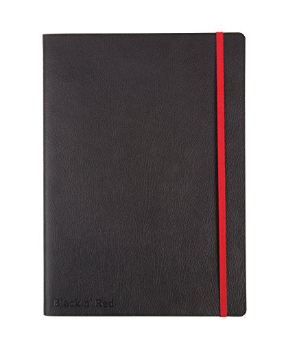 Best Value Oxford Black n' Red B5 Soft Cover Casebound Business Journal Ruled and Numbered, 144 Page, 1 Notebook