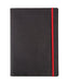 Best Value Oxford Black n' Red B5 Soft Cover Casebound Business Journal Ruled and Numbered, 144 Page, 1 Notebook