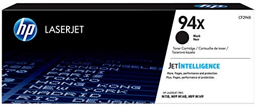 HP 94X - Black - original - LaserJet - toner cartridge (CF294X) - for LaserJet Pro M118dw, MFP M148dw, MFP M148fdw