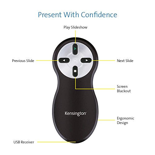 Kensington Wireless Presenter - Presentation remote control - radio