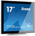 iiyama ProLite T1732MSC-W5AG - LED monitor - 17" - touchscreen - 1280 x 1024 - TN - 250 cd/m - 1000:1 - 5 ms - HDMI, VGA, DisplayPort - speakers - matt white