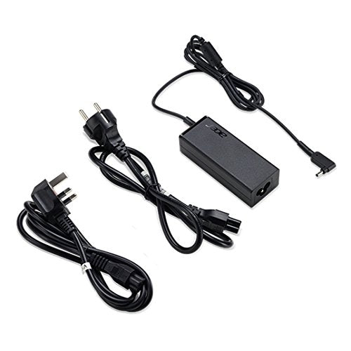 Acer APS636 - Power adapter - 45 Watt - United Kingdom, Europe - black - for Spin 1, Switch 3, 5, TravelMate B113, B117, P614, TMP614, X349, TravelMate Spin B1