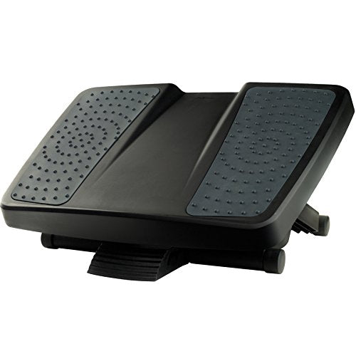 Best Value Fellowes Professional Series Ultra Ergonomic Foot Rest for Under Desk with three Height Adjustments and Massage Surface