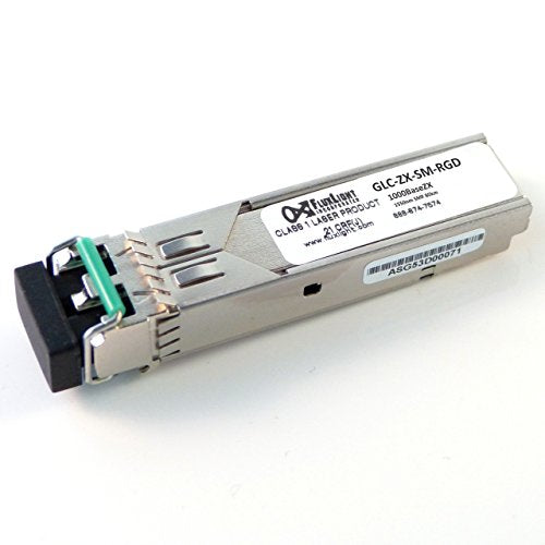 Cisco Rugged SFP - SFP (mini-GBIC) transceiver module - GigE - 1000Base-ZX - LC/PC single-mode - up to 70 km - 1550 nm - for Aironet 1522, Catalyst 2960, 2960G, 2960S, ESS9300