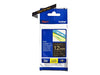 Brother TZe-334 - Standard adhesive - gold on black - Roll (1.2 cm x 8 m) 1 roll(s) laminated tape - for Brother PT-D210, D600, H110, P-Touch PT-1005, 1880, E800, H110, P-Touch Cube Plus PT-P710