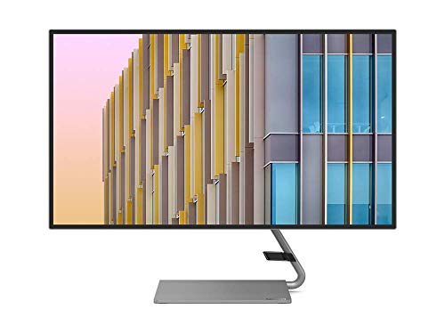Lenovo Q27h-10 - LED monitor - 27" (27" viewable) - 2560 x 1440 QHD @ 75 Hz - IPS - 350 cd/m - 1000:1 - 4 ms - HDMI, DisplayPort, USB-C - speakers - grey