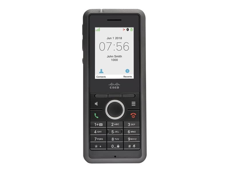 Cisco IP DECT Phone 6825 - Cordless extension handset - with Bluetooth interface - DECT - SIP - 2 lines - with Cisco IPDECT 210 Multi-Cell Basestation