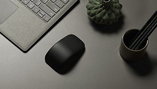 Microsoft Arc Mouse - Mouse - optical - 2 buttons - wireless - Bluetooth 5.0 LE - black