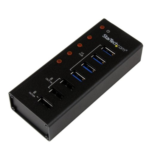 4 Pt Usb3 Hub 3 Charging Ports 2X1A 1X2A