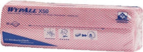 Best Value Wypall 7444 Cleaning Cloths, X50, Red (Pack of 50)