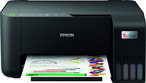 Epson EcoTank ET-2812 Multifunction Print, Scan, Copy. 10ppm Mono, 5ppm Colour. 5,760 x 1,440 DPI. Scanning 1,200 DPI x 2,400 DPI. 100 Sheet Feeder. MacOS. Windows 7/8/10. USB & WIFI