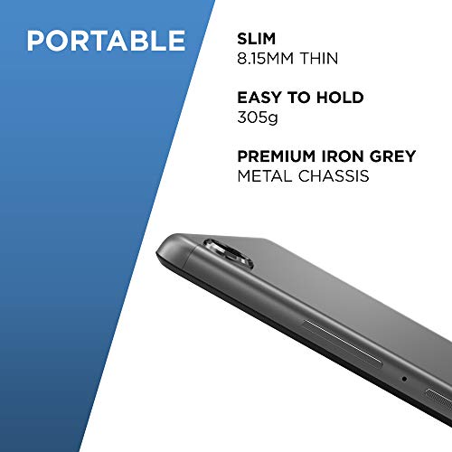 Lenovo Smart Tab M8 ZA5C - Tablet - Android 9.0 (Pie) - 32 GB Embedded Multi-Chip Package - 8" IPS (1280 x 800) - microSD slot - iron grey