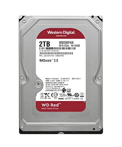 WD HDD Internal 2TB Red 54 SATA 3.5