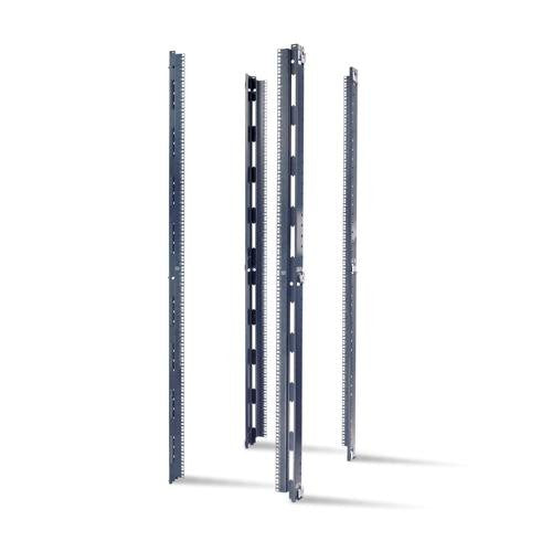 NetShelter SX 42U, 23" EIA Mounting Rails for 750-mm Wide Enclosures, Square Holes Qty 4