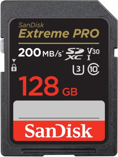 Extreme PRO 128GB SDXC 200MB/s UHS-I C10