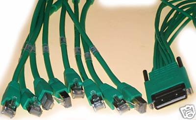 High Density 8-port EIA-232 Async Cable