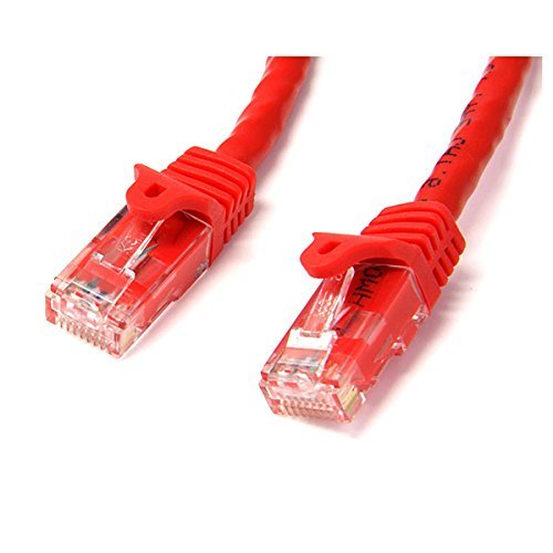 Best Value StarTech.com N6PATC2MRD Cat6 Patch Cable with Snagless RJ45 Connectors - 2m, Red