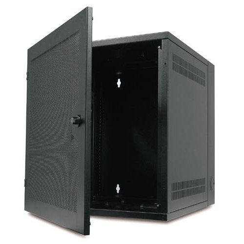 NetShelter WX 13U w/Threaded Hole Vertical Mounting Rail Vented Front Door Black*** SPECIAL DELIVERY - SHIPS DIRECT FROM VENDOR - INFORMATION REQUIRED - CALL SALES FOR COST**