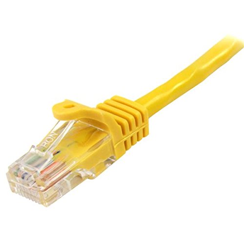 Best Value StarTech.com 10m Yellow Cat5e Patch Cable with Snagless RJ45 Connectors - Long Ethernet Cable - 10 m Cat 5e UTP Cable (45PAT10MYL)