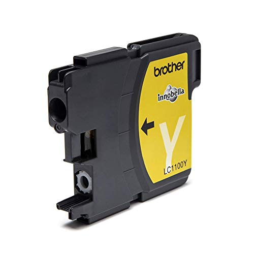 Brother LC1100Y - Yellow - original - ink cartridge - for Brother DCP-185, 385, 395, 585, J715, MFC-490, 5490, 5890, 5895, 6890, 790, 795, 990, J615