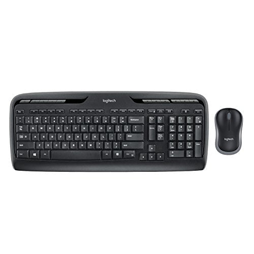 Logitech Wireless Combo MK330 - Keyboard and mouse set - wireless - 2.4 GHz - Italian - black
