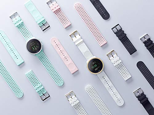 Suunto Athletic 1 - Strap for smart watch - Small/Medium size - black, steel - for Suunto 3 Fitness