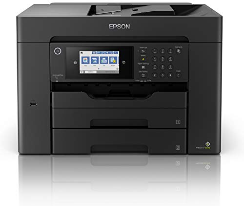 Epson WorkForce Pro WF-7840DTWF - Multifunction printer - colour - ink-jet - A3 plus (311 x 457 mm) (original) - A3 (media) - up to 25 ppm (printing) - 550 sheets - 33.6 Kbps - USB 2.0, LAN, Wi-Fi(n), USB host