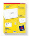 Best Value Avery Self Adhesive Address Mailing Labels, Inkjet Printers, 18 Labels per A4 Sheet, 1800 labels, QuickDRY (J8161)