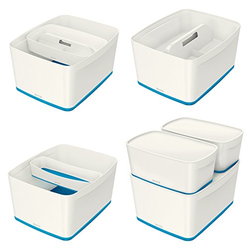 Leitz Mybox Large With Lid Wow White Blue Dd