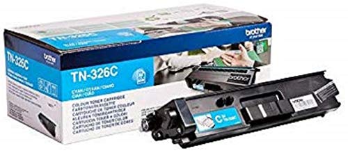 Brother TN326C - Cyan - original - toner cartridge - for Brother DCP-L8400, DCP-L8450, HL-L8250, HL-L8350, MFC-L8650, MFC-L8850